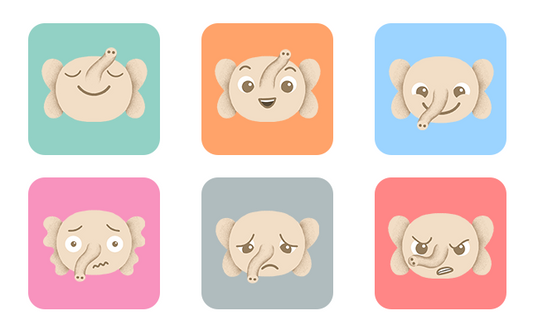 Feelings Mini-Stickers